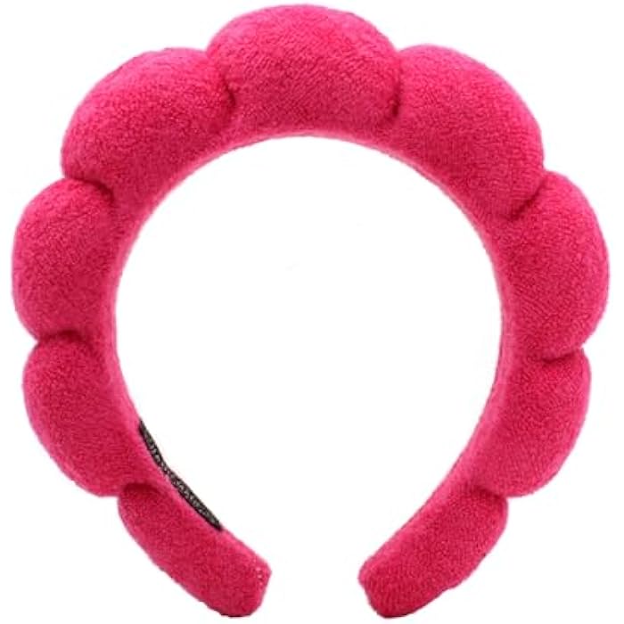TYSSELY Spa Headbands for Washing Face, Makeup Headband, Skin Care Headbands, Bubble Facial Headband, Towel Headband,Hair Band Puffy headband… - Image 1